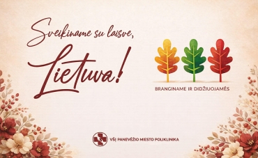 Sveikiname su Lietuvos Valstybės atkūrimo diena