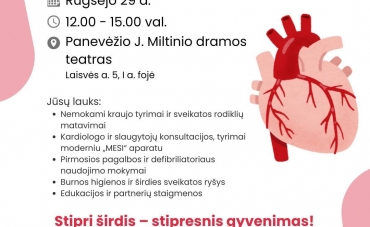 Stipri širdis - stipresnis gyvenimas