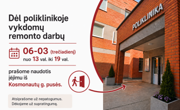 Laikinai uždaromas įėjimas iš Nemuno g. pusės