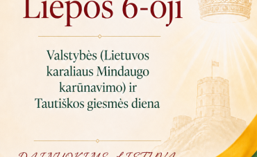 Sveikiname su Valstybės, Lietuvos karaliaus Mindaugo karūnavimo, diena!