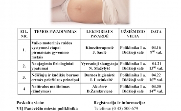 Mokyklėlė - Jūsų šeimai