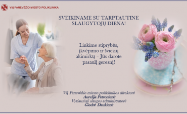 Sveikiname su slaugytojų diena!