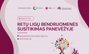 Panevėžyje – pirmasis regioninis susitikimas apie retas ligas